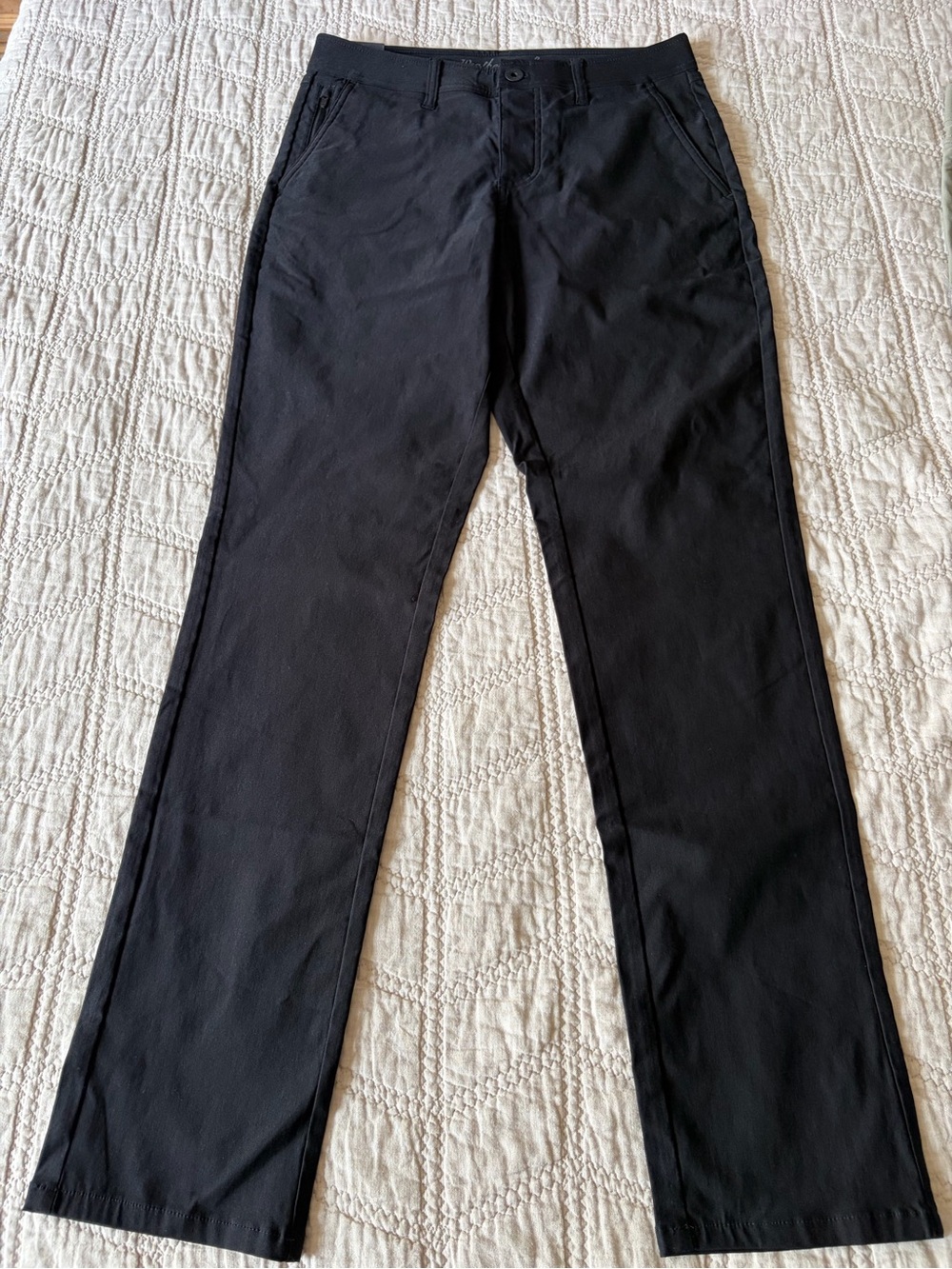 Weatherproof Vintage Hybrid Tech Pants Men's Black Regular Taper Fit 30x34 NWT